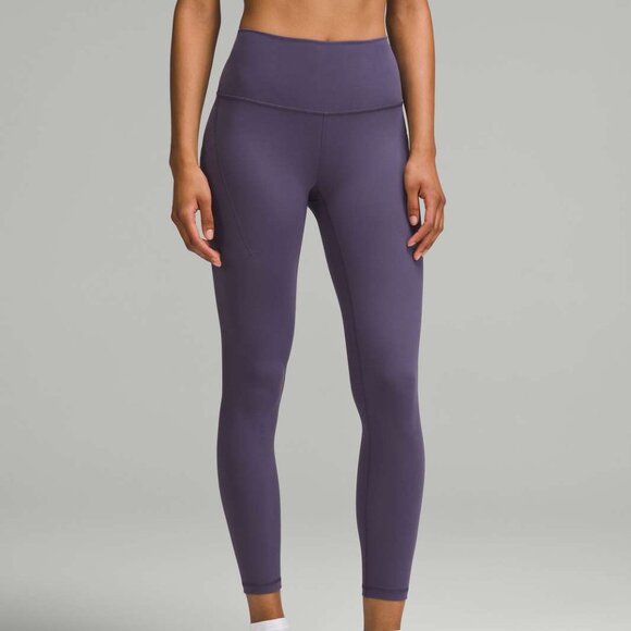 NWT Lululemon Wunder Train High-Rise Pant 25" *Pockets, Sz 6, NIGHTFALL - Picture 4 of 10